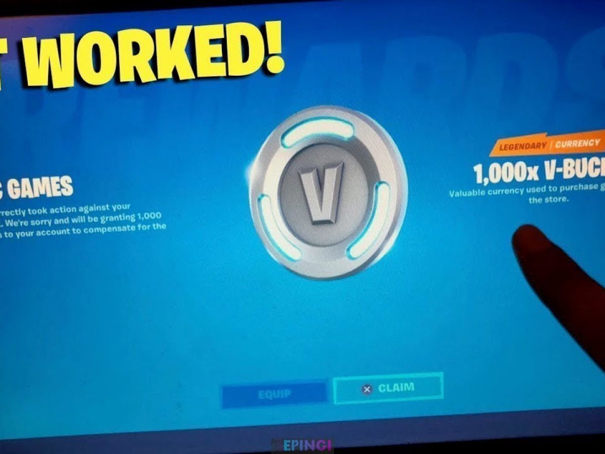 Fortnite V Bucks Generator Working No Human No Survey Verification Epingi