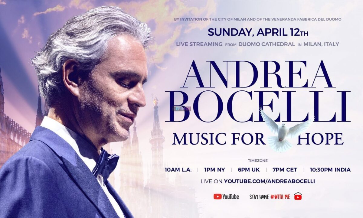 Andrea Bocelli, Duomo di Milano At Easter I will sing in the Milan Cathedral, it will be a hymn to life Coronavirus