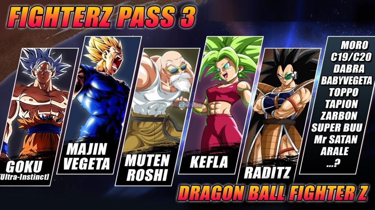 Dragon Ball Fighterz Pass 3 Download Unlocked Full Version Epingi