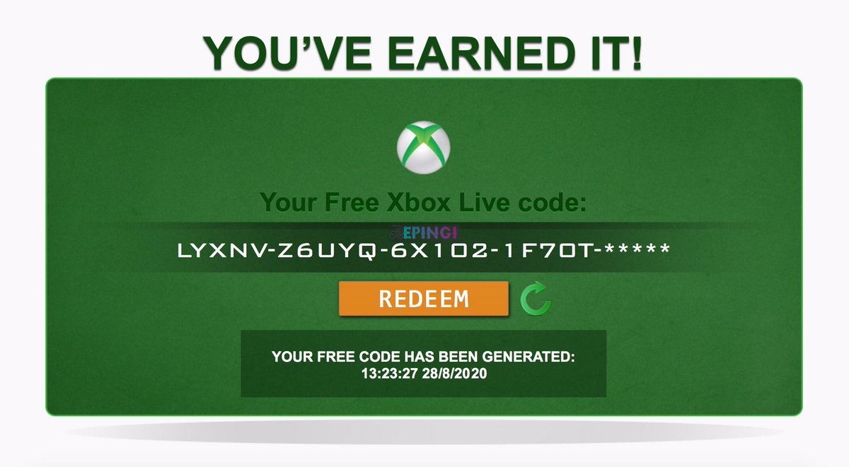 Xbox live codes no human verification
